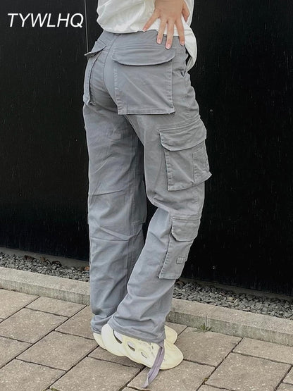 Vintage Cargo Pants  Baggy Jeans Frauen
