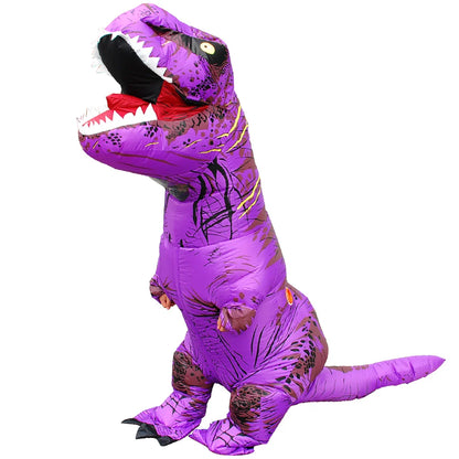 T-Rex Kostüm Viloett 150-195cm