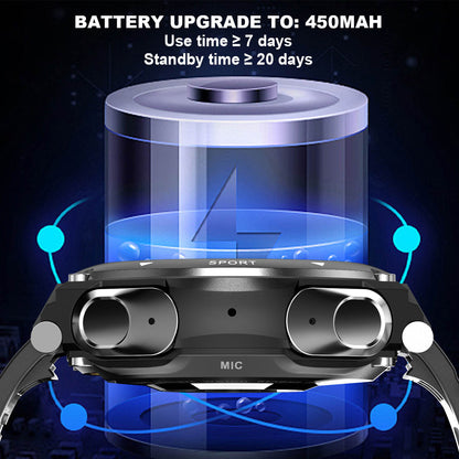 Smart Watch mit integrierten Kopfhörer