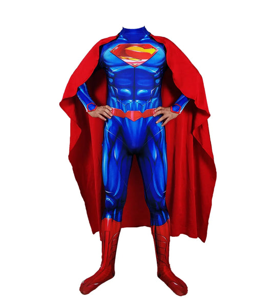 Superhelden Kostüm Superman Dunkelblau