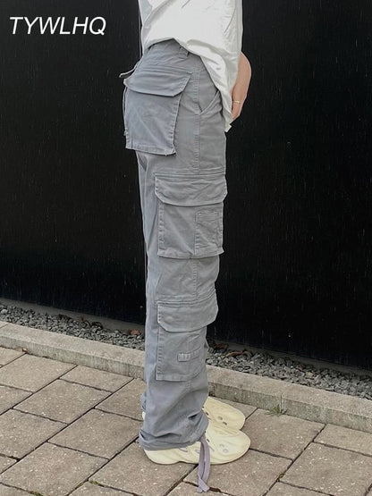 Vintage Cargo Pants  Baggy Jeans Frauen