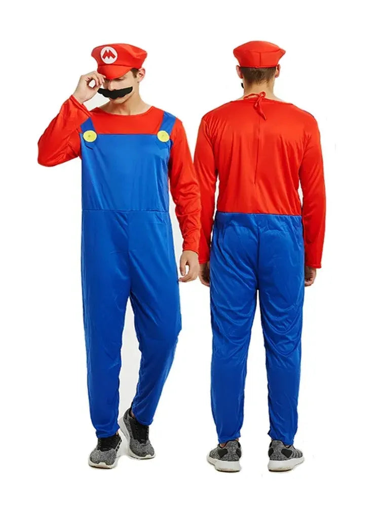 Mario und Luigi Kostüm Herren Mario