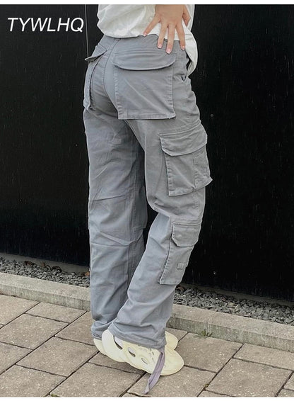 Vintage Cargo Pants  Baggy Jeans Frauen