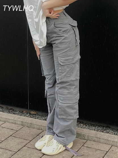 Vintage Cargo Pants  Baggy Jeans Frauen