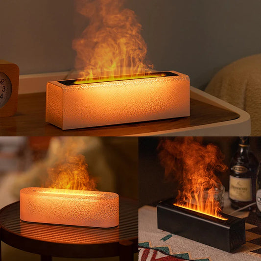 Luftbefeuchtern Flammen Optik