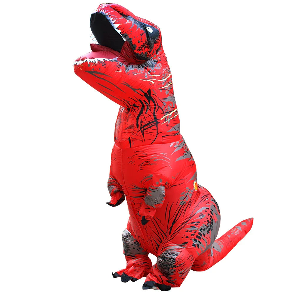 T-Rex Kostüm Rot 150-195cm